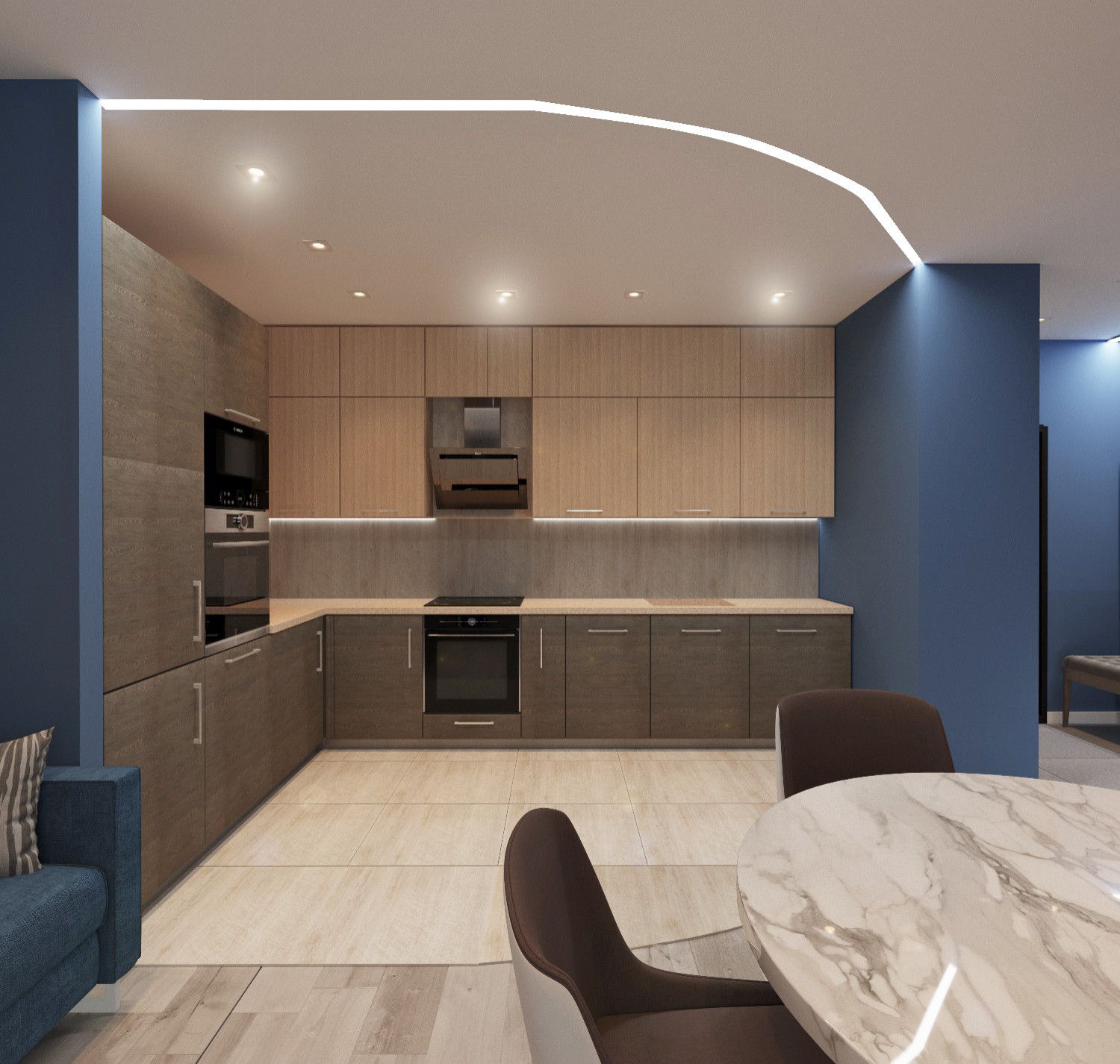 Дизайн-проект 2-комнатной квартиры ЖК Оранж Парк