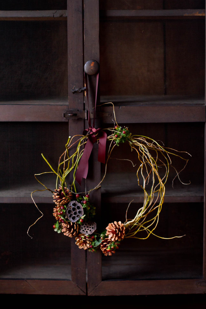 DIY: Как сделать рождественский венок на дверь своими руками