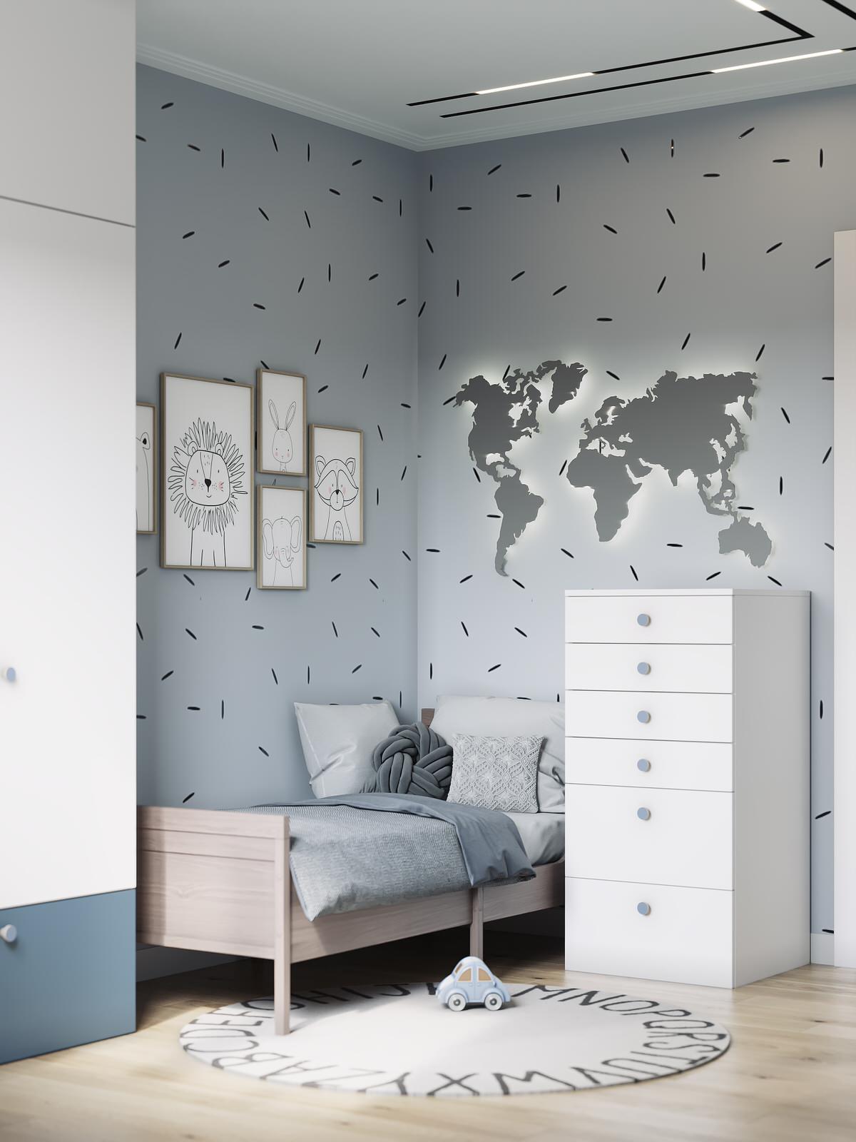 Дизайн-проект 3-х комнатной квартиры в Москве, 65 кв.м