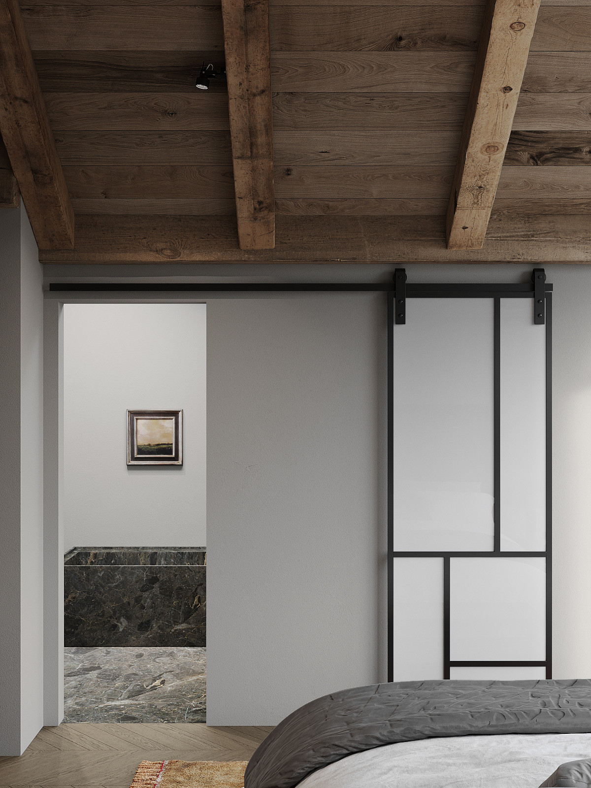 Современное шале в горах