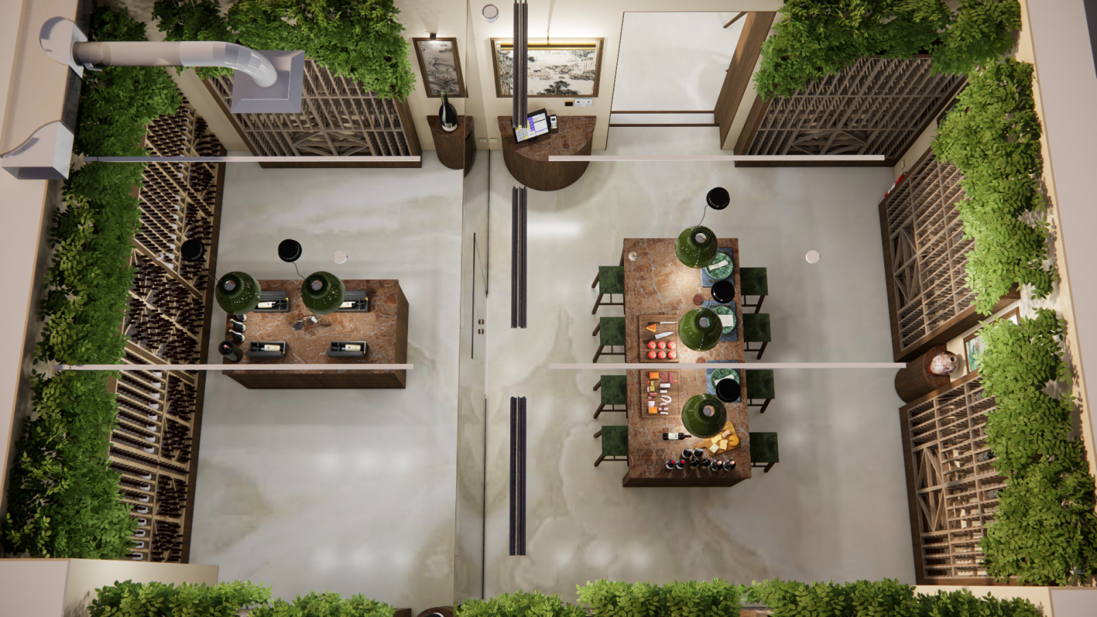 Обложка проекта: Визуализация проекта китайского ресторана