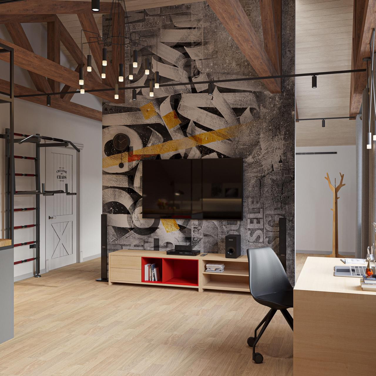 Комната подростка в частном доме