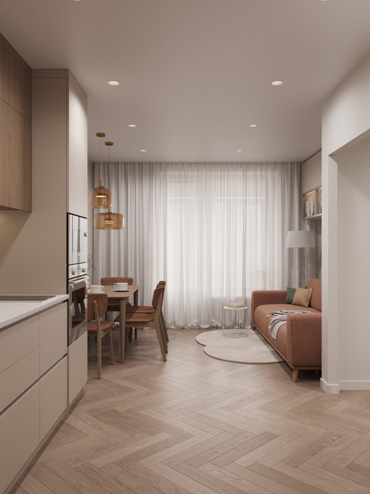 Проект квартиры 37 кв.м.