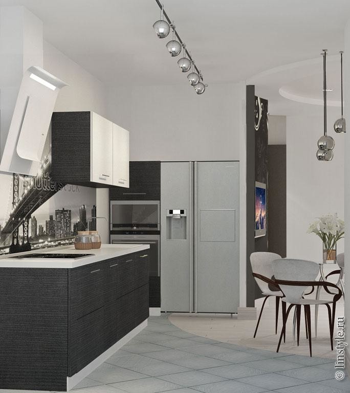 Дизайн-проект квартиры «Уютный хай-тек»