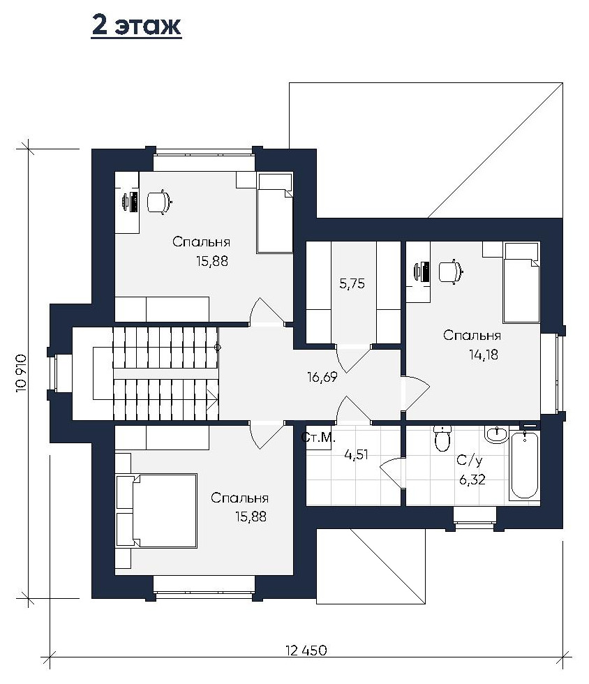 Обложка проекта: Остин в баварской кладке