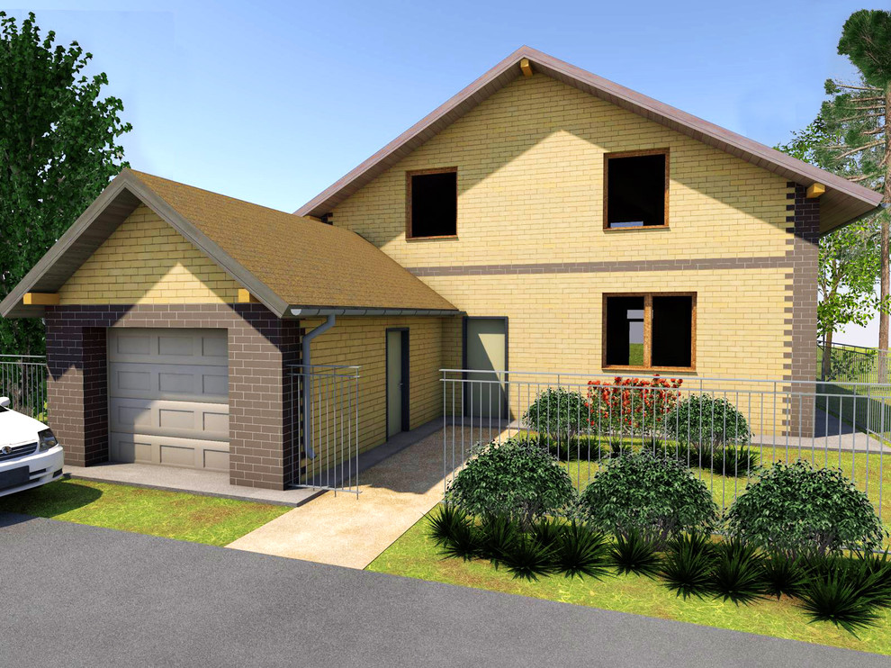 Жилой дом с мансардой