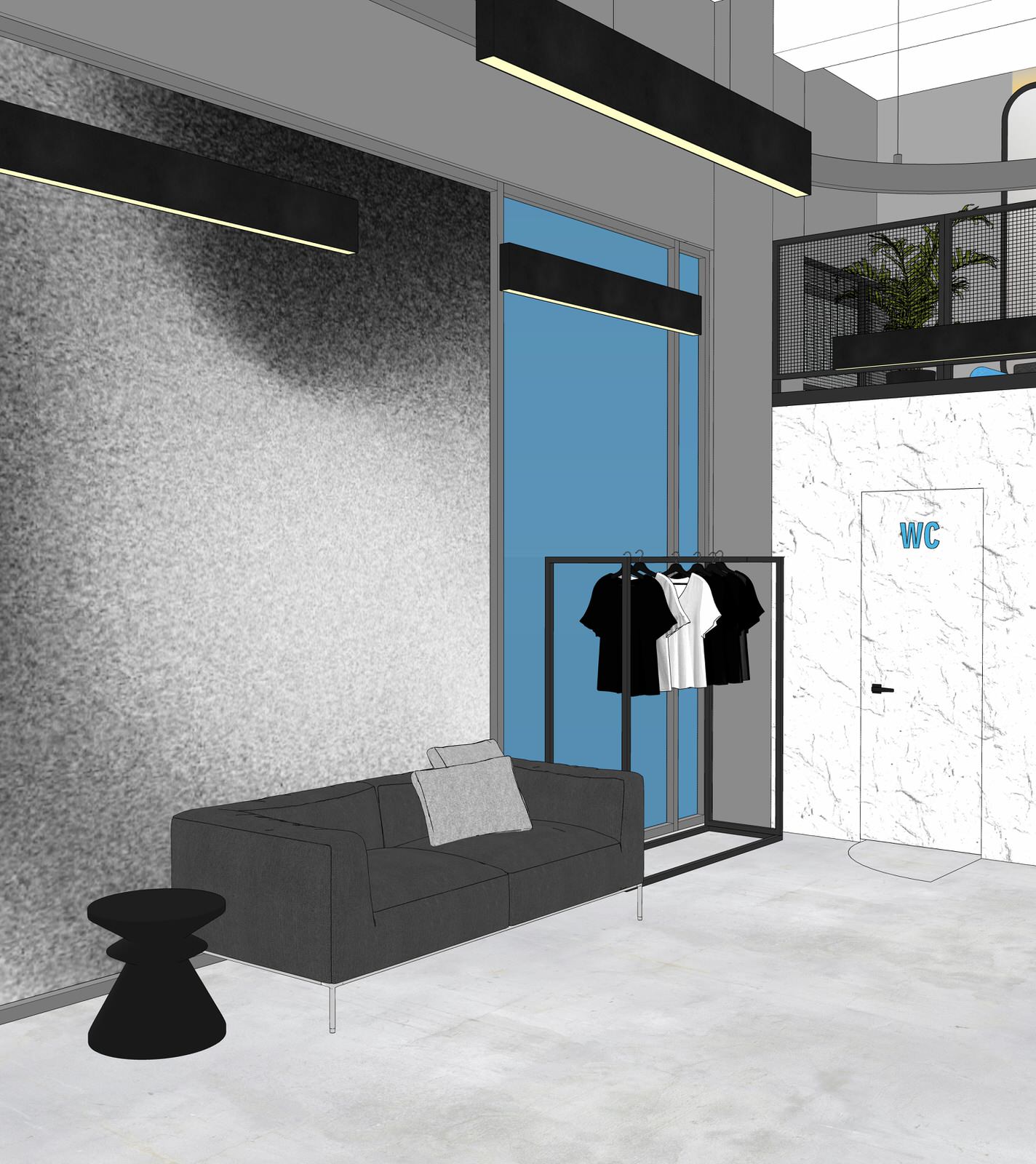 Концепт для студии растяжки Pulse. Омск. 2023