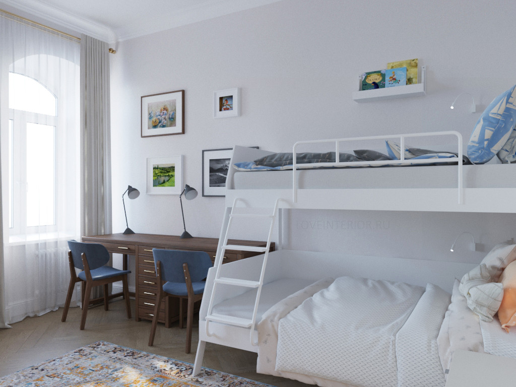 Квартира в доме, построенном в XIX веке в центре Москвы