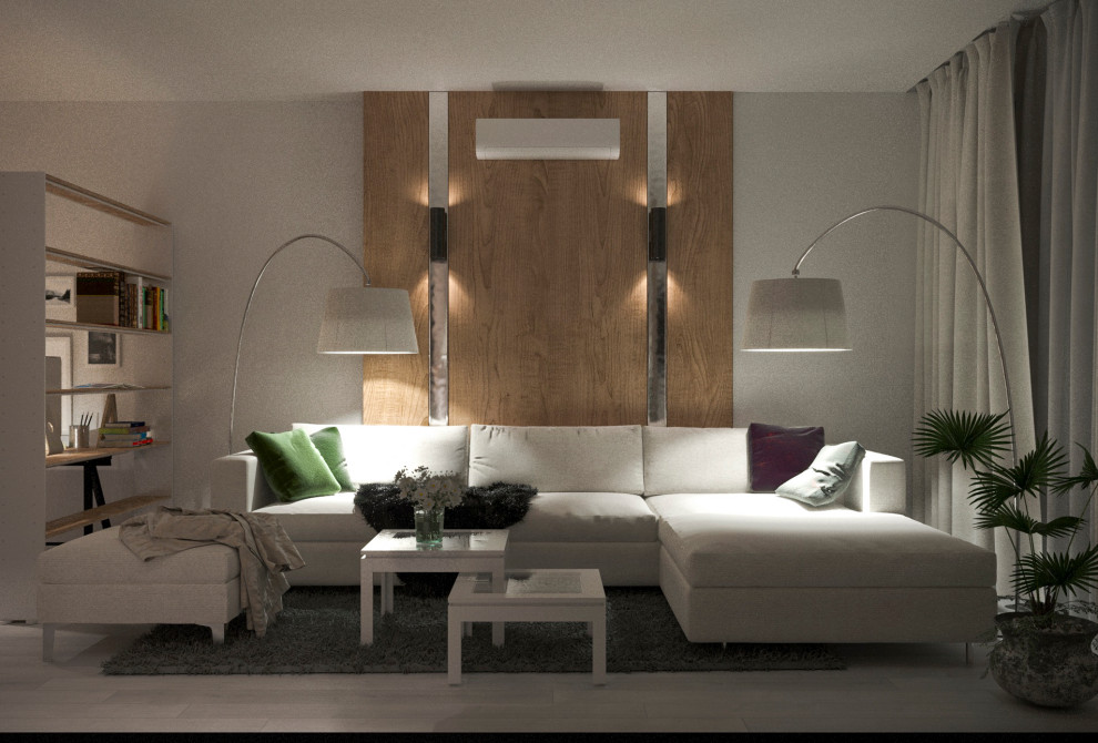 Гостиная ночью