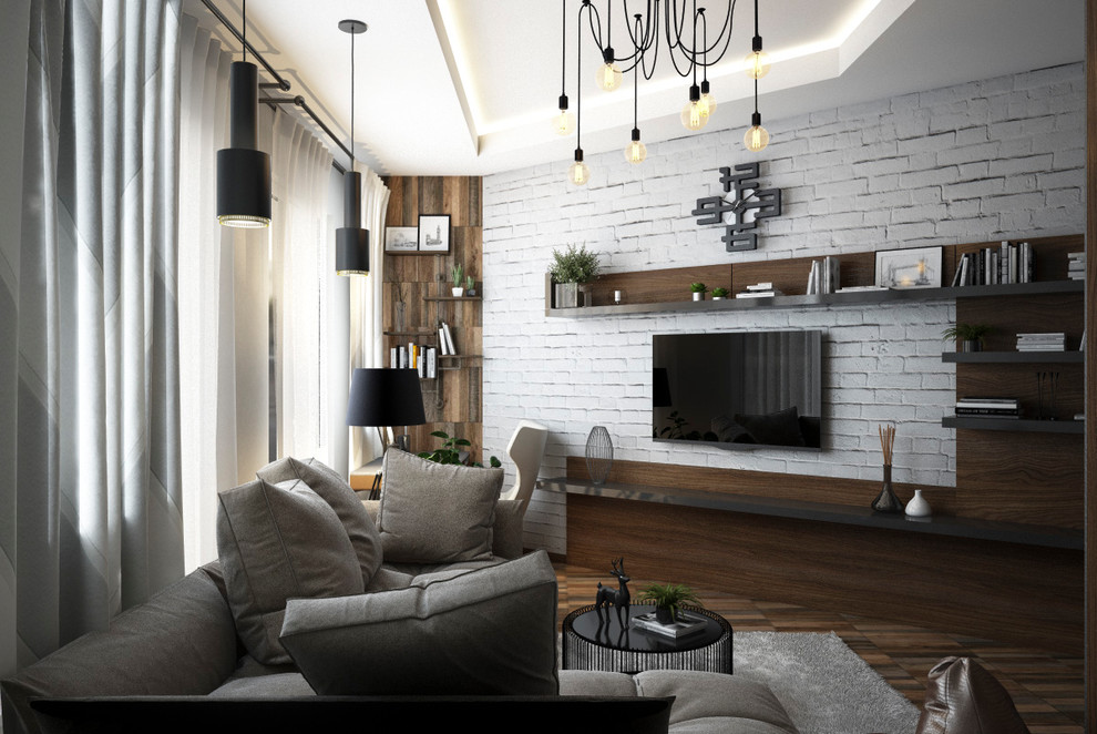 LOFT для молодой семьи. 60м2