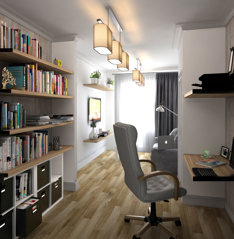 Квартира в скандинавском стиле для романтичной девушки