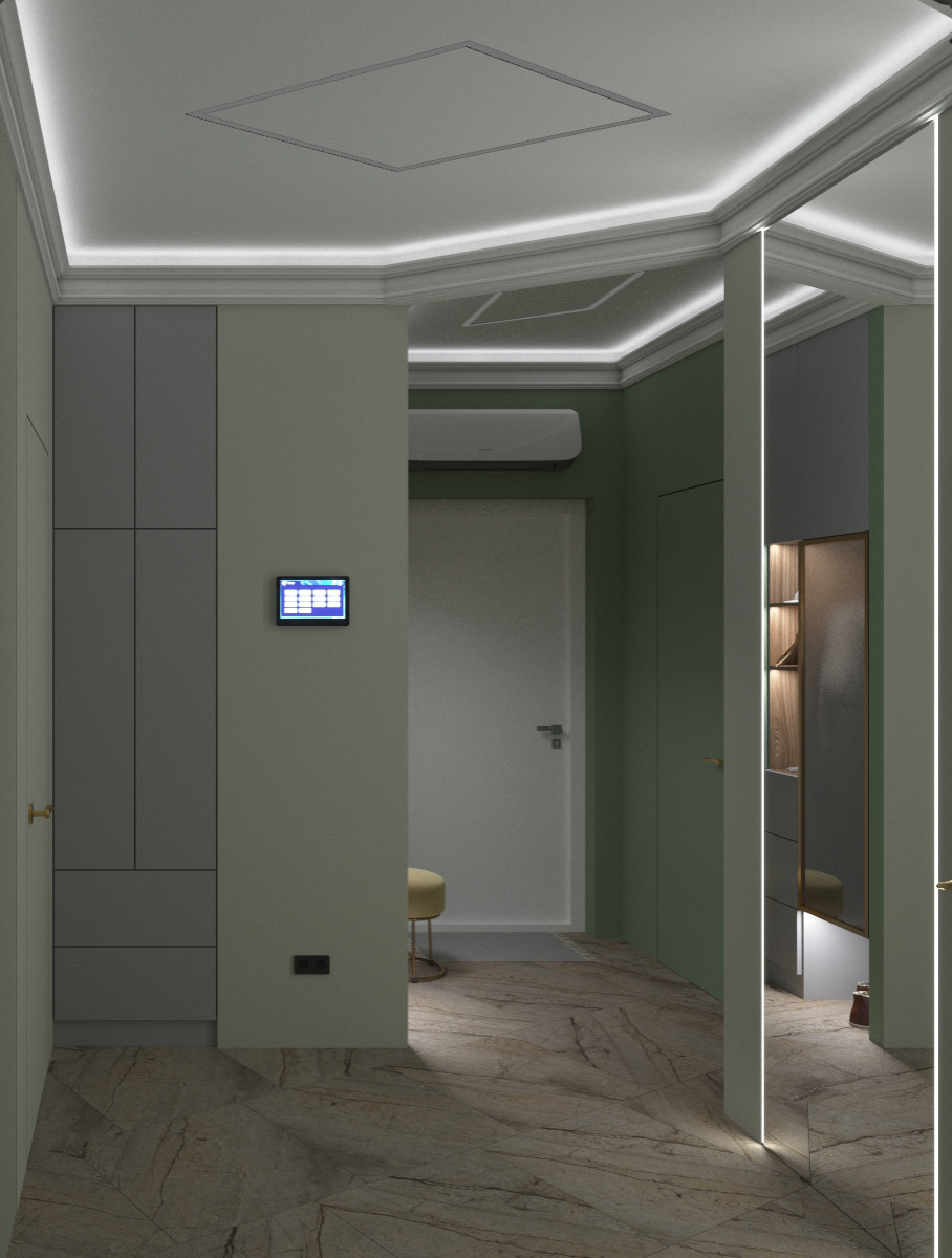 Квартира в доме ар-деко