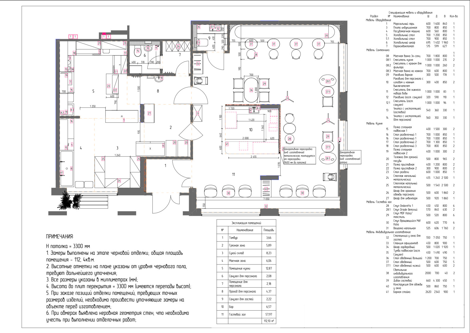 Рабочие чертежи к проекту "КАШТАН"