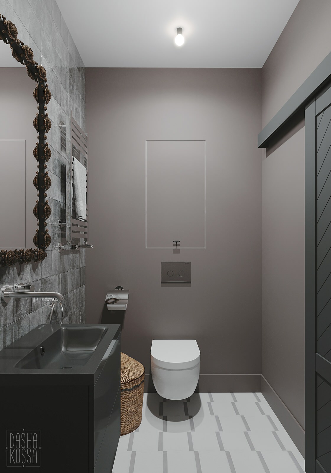 Двухуровневая квартира для загородной жизни в комфортных условиях