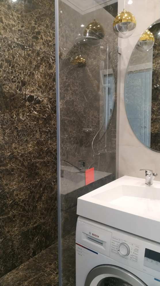 Светлый интерьер однокомнатной квартиры 38 кв.м.