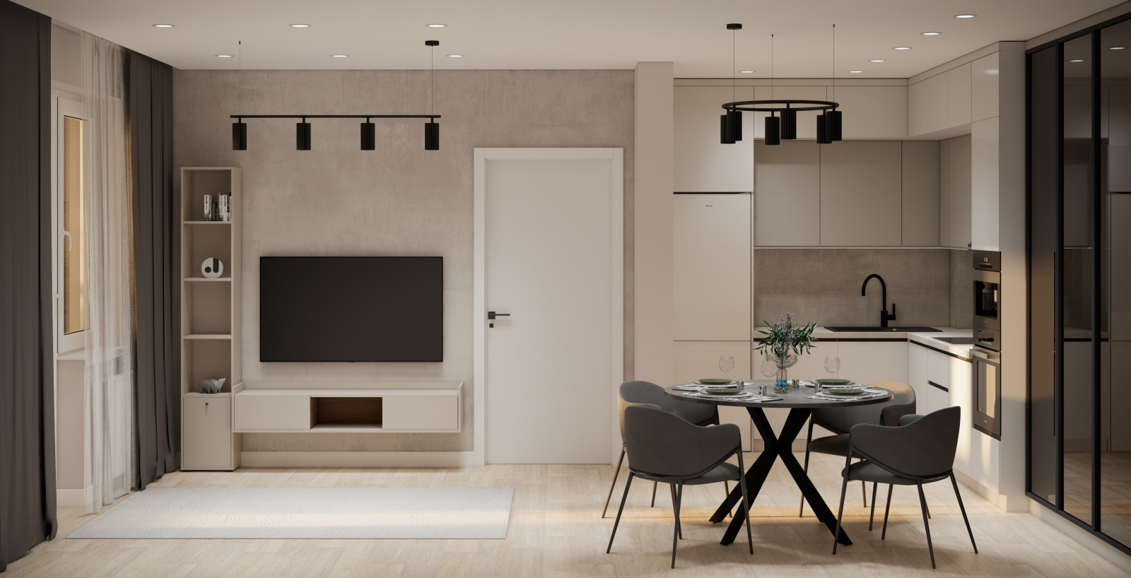 Кухня- гостиная