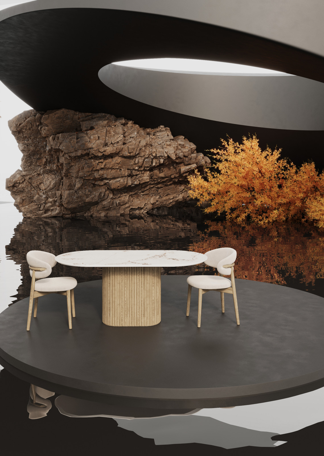 Стол овалный Рабин