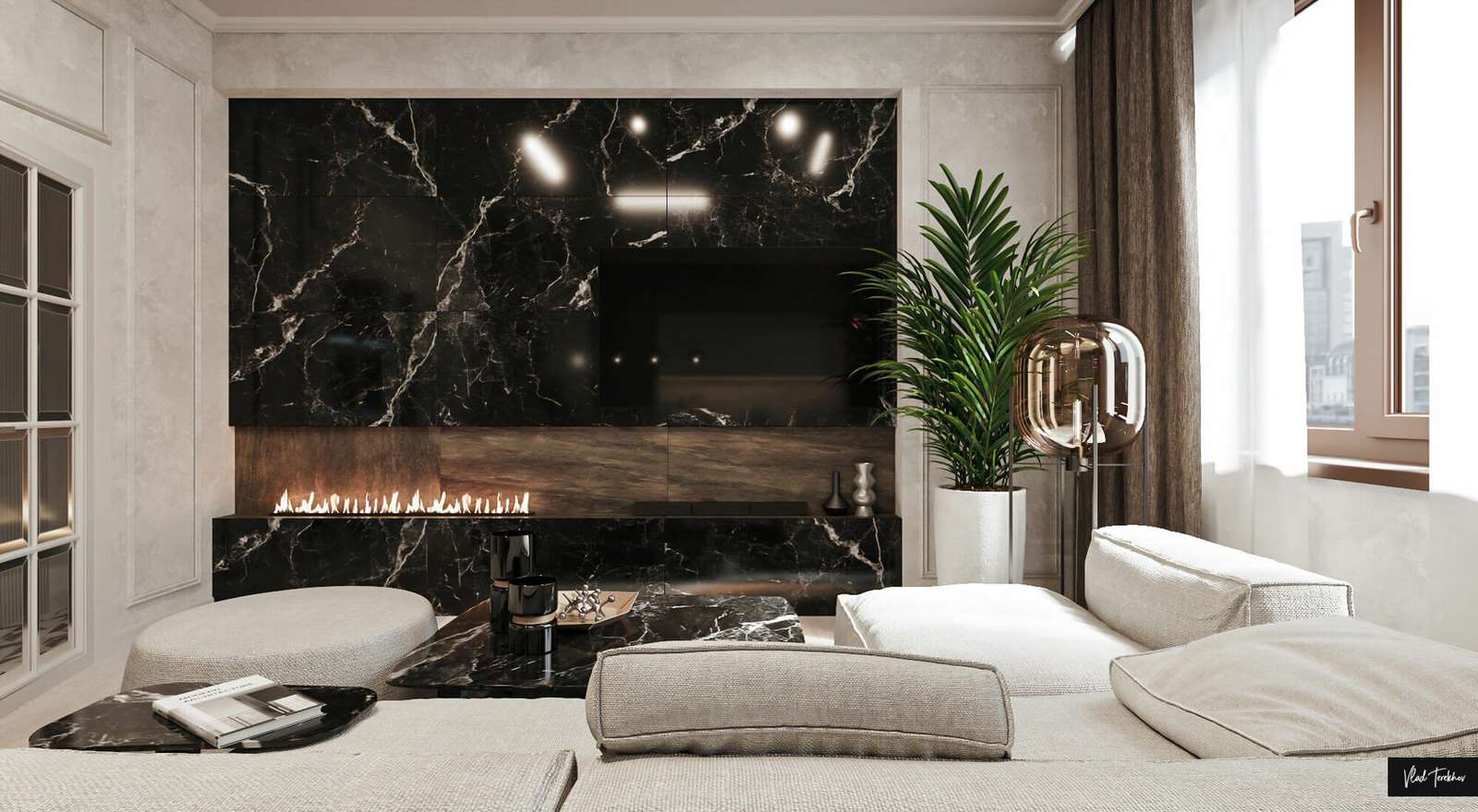 Квартира в современном стиле. ЖК На Московской.