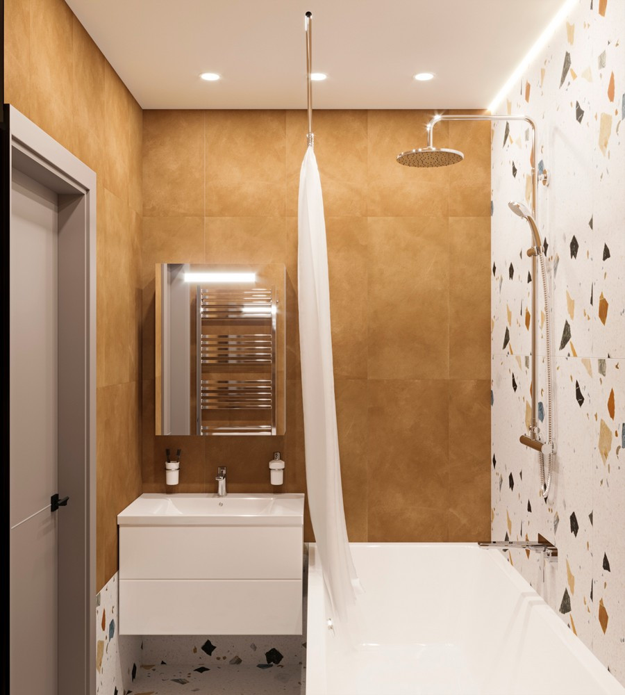 Обложка проекта: Дизайн трехкомнатной квартиры в современном стиле