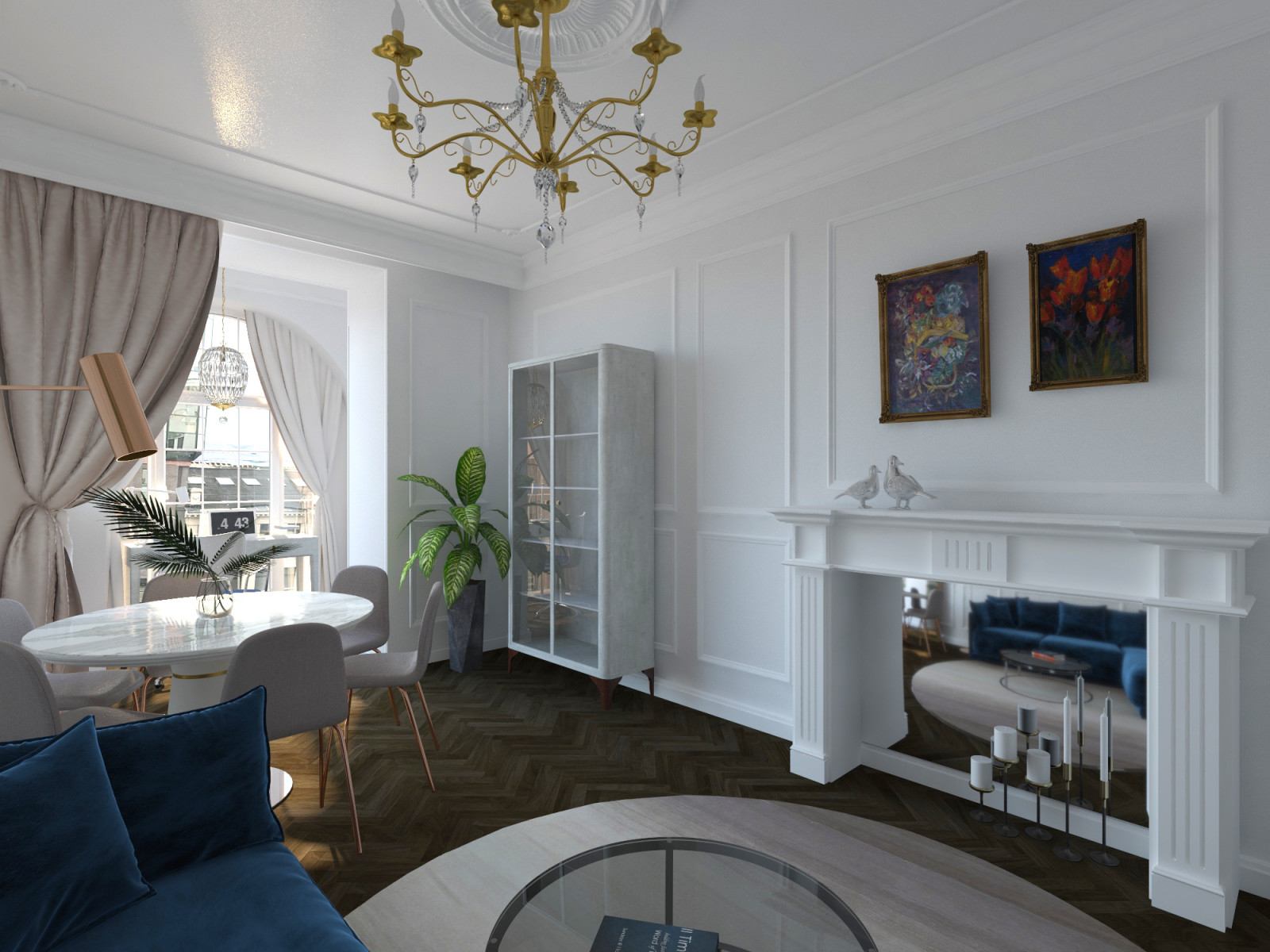 светлая гостиная