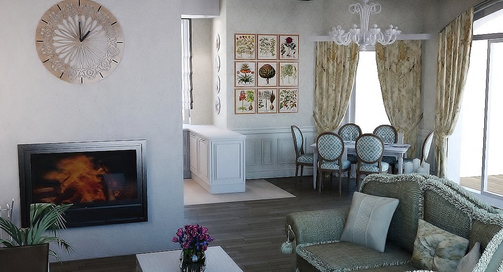 Выполнение интерьера коттеджа