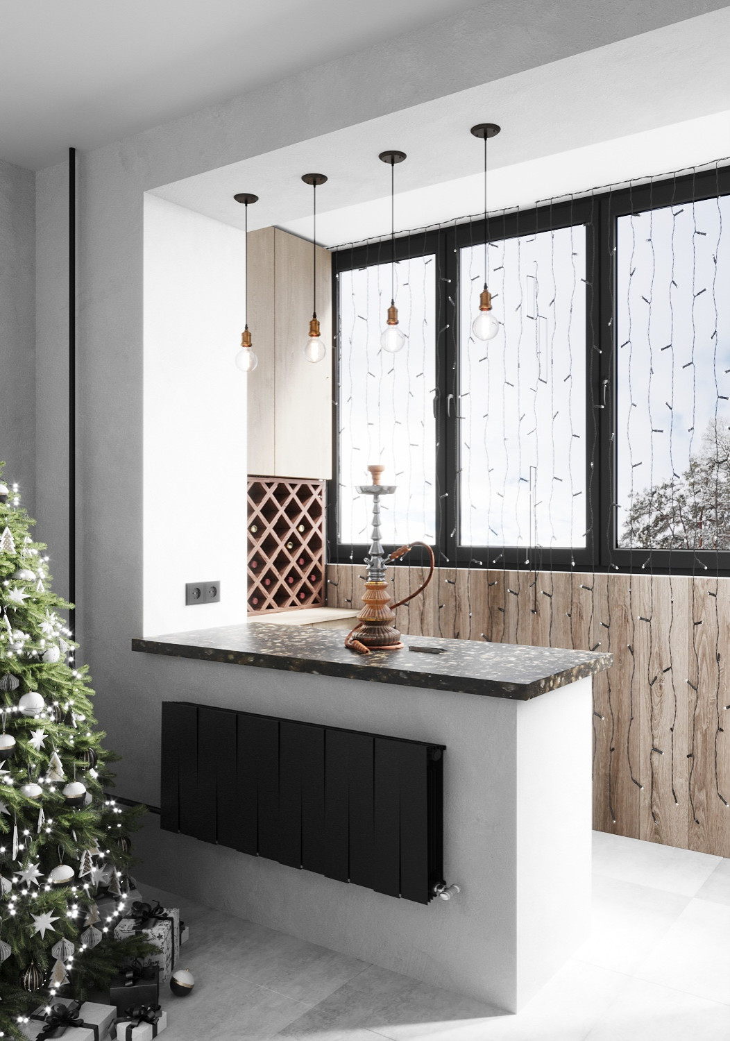 Обложка проекта: Объединенный  балкон с залом