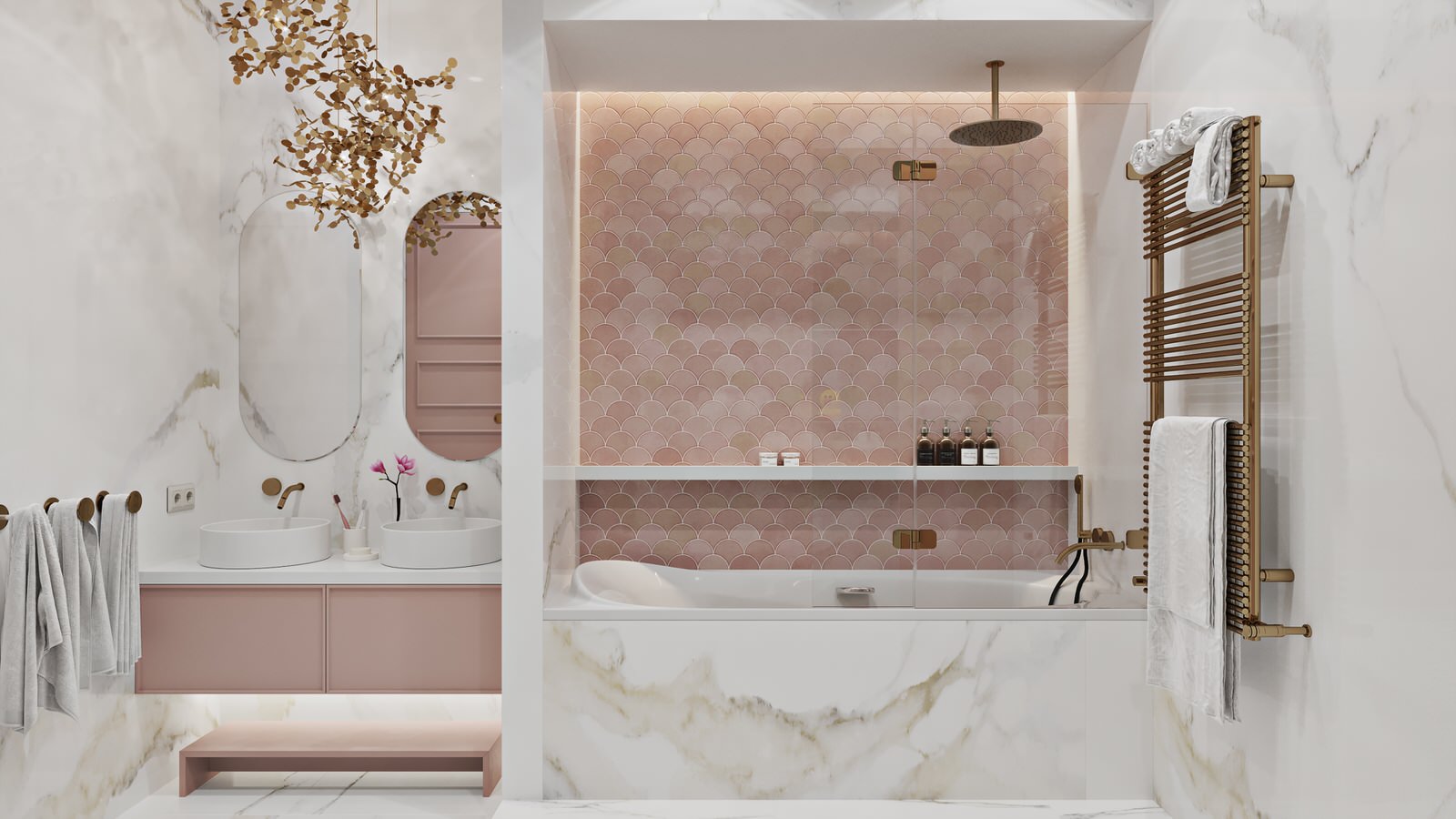 Квартира с сочными цветовыми акцентами для большой семьи