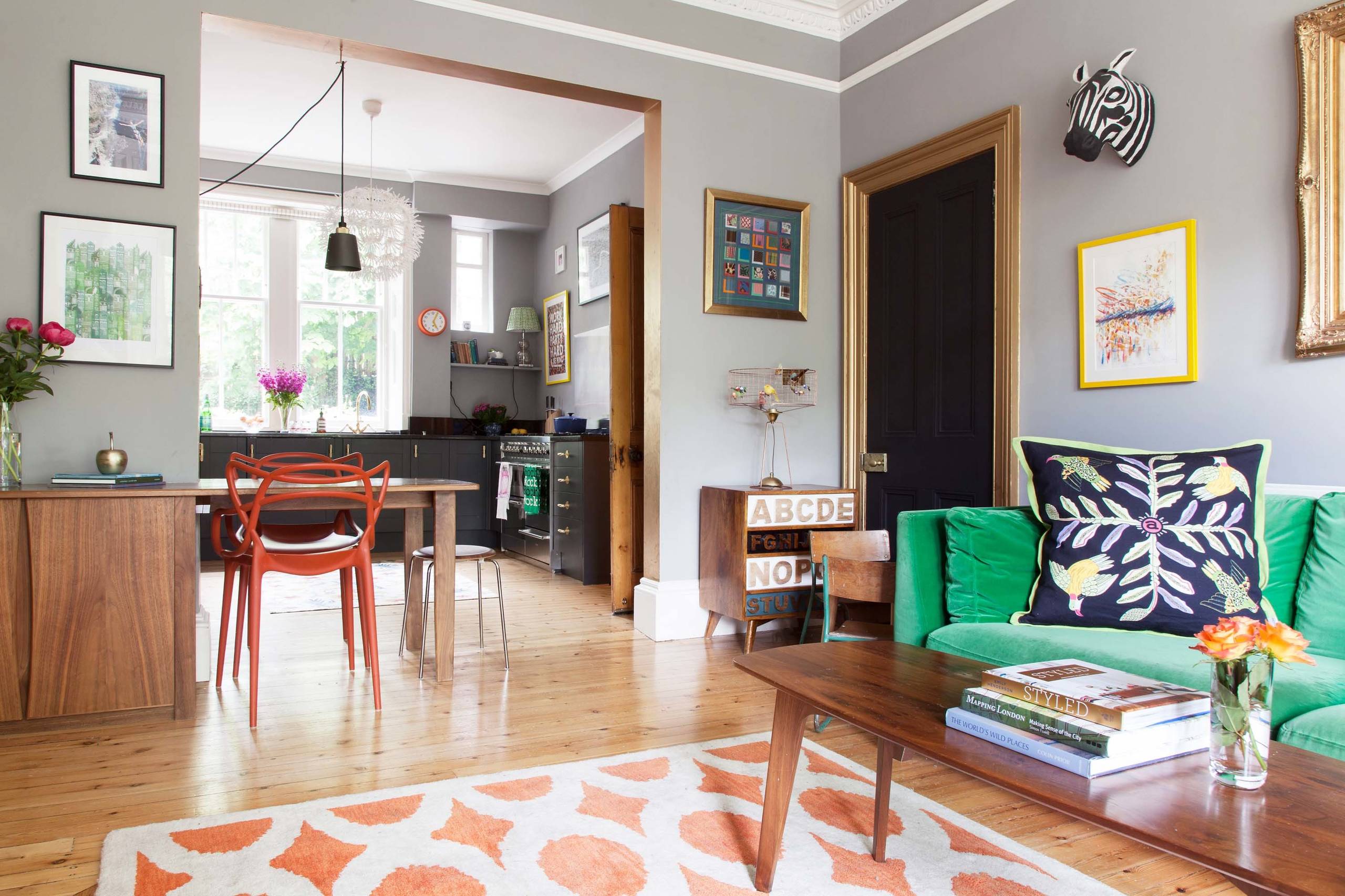 Houzz Шотландия: Яркий дом в викторианском стиле