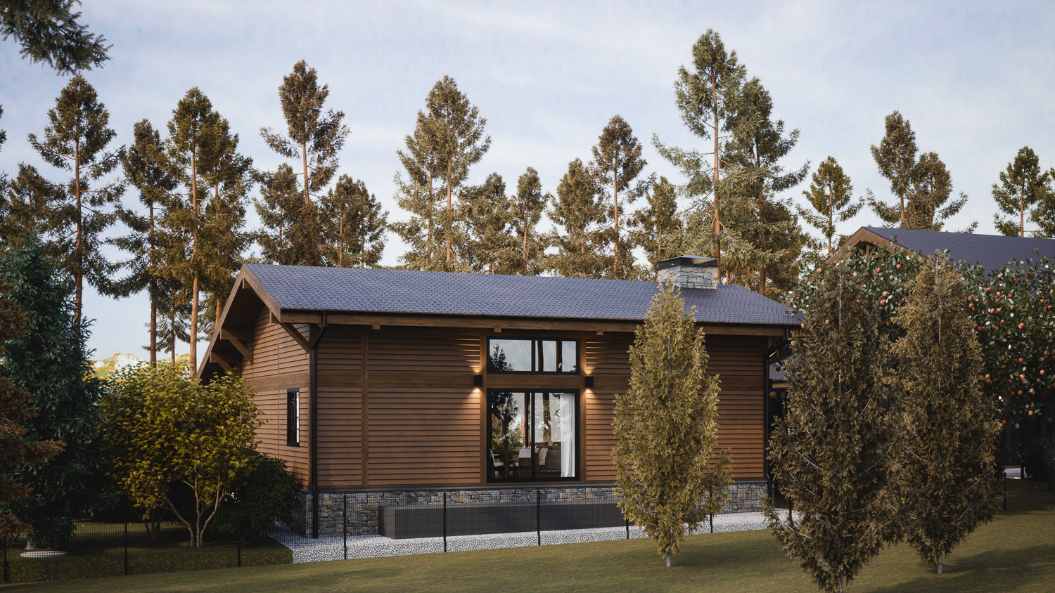Современное шале Dark Chalet 730