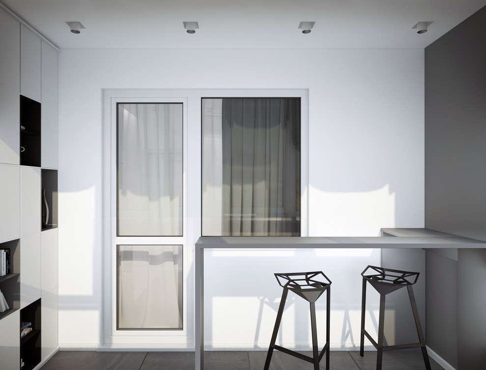 Квартира Множество оттенков серого — Балкон Спальни