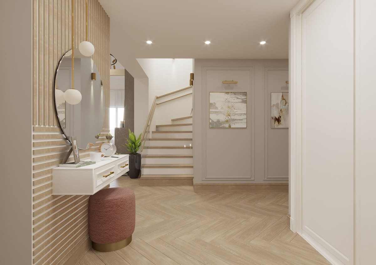 Загородный дом для молодой семьи с ребенком