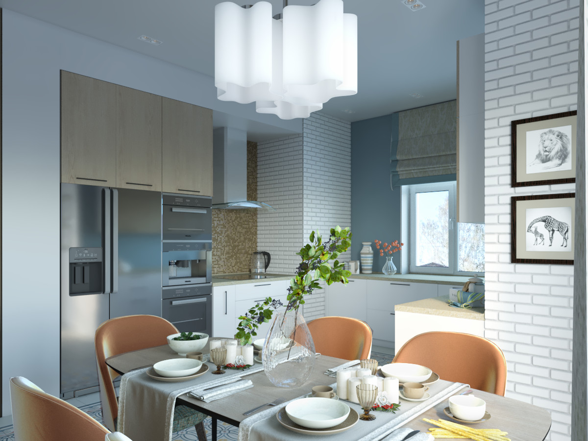 гостиная в частном доме "ДО" и "ПОСЛЕ"