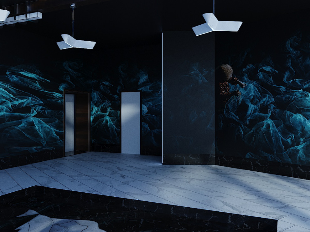 Дизайн проект интерьера бассейна