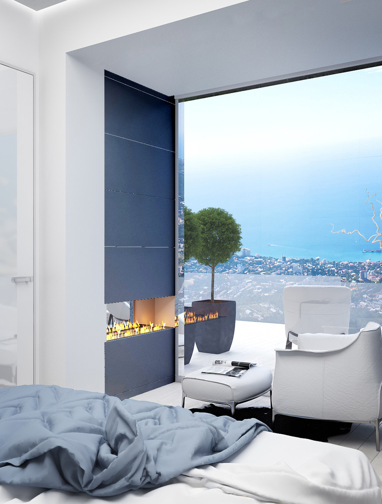 Bedroom with sea view