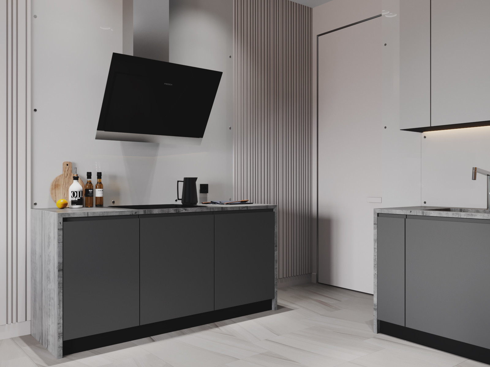 GRAY. Квартира в ЖК Дом на набережной, 64 кв.м