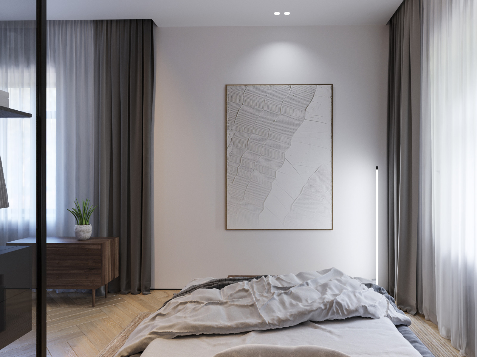 Серый минимализм в центре Петербурга