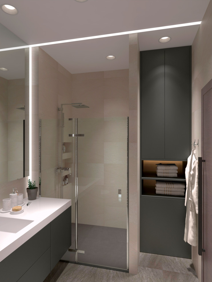 Квартира для семьи с тремя детьми "Стоун терапия"