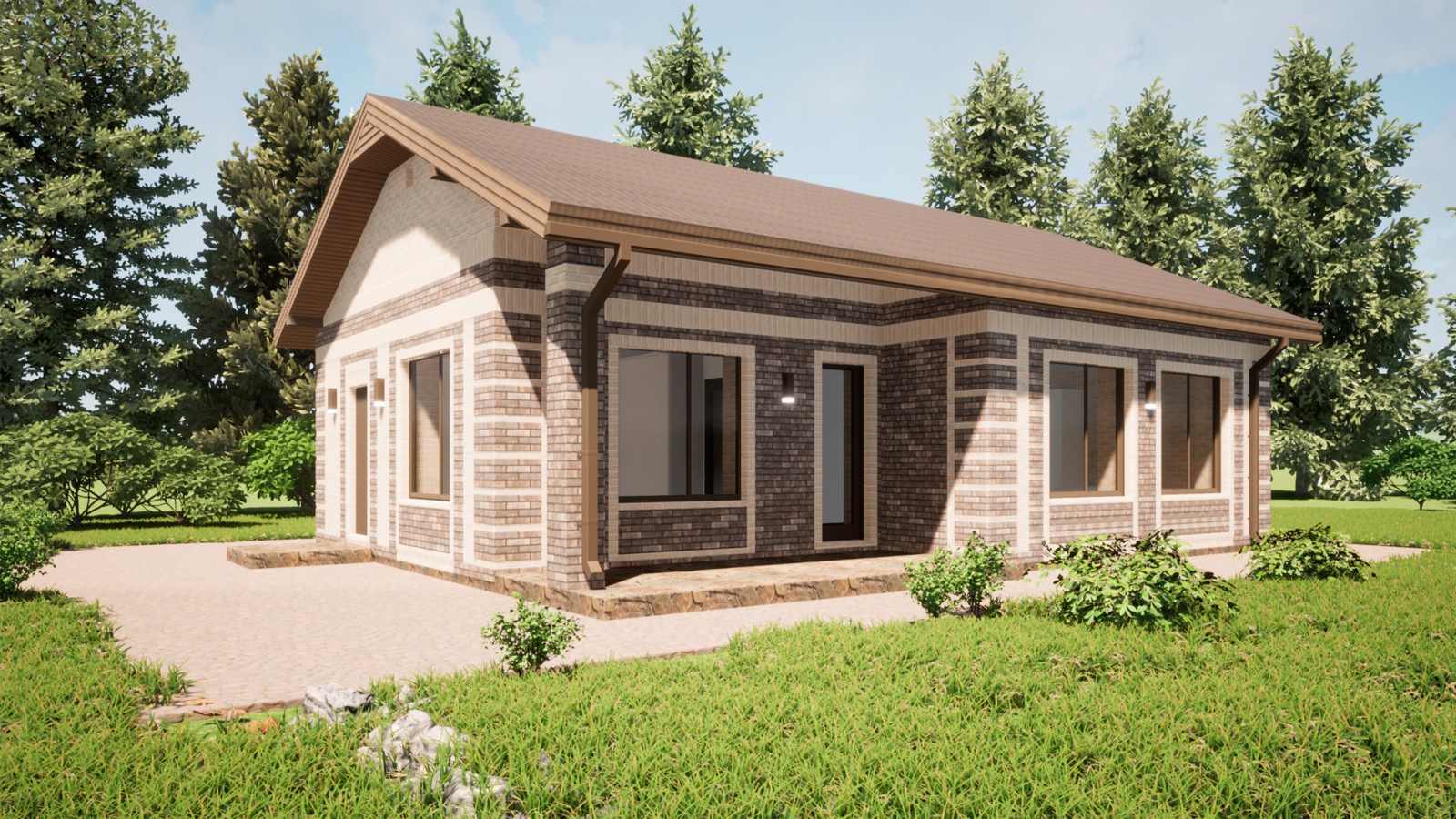 Обложка проекта: Дом-баня