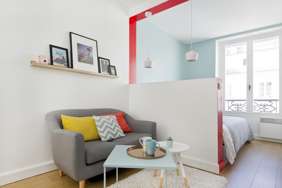 Houzz Франция: Квартира-студия площадью 23 квадратных метра