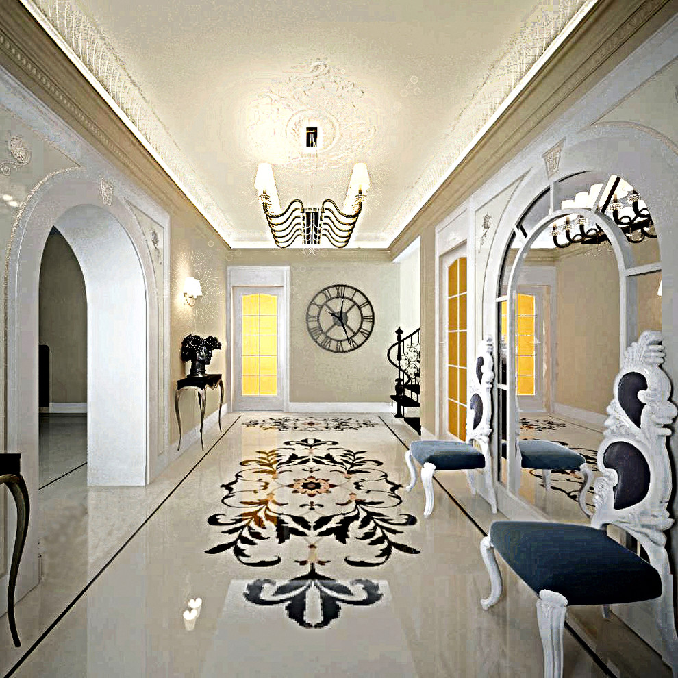 Фойе в загородном доме.