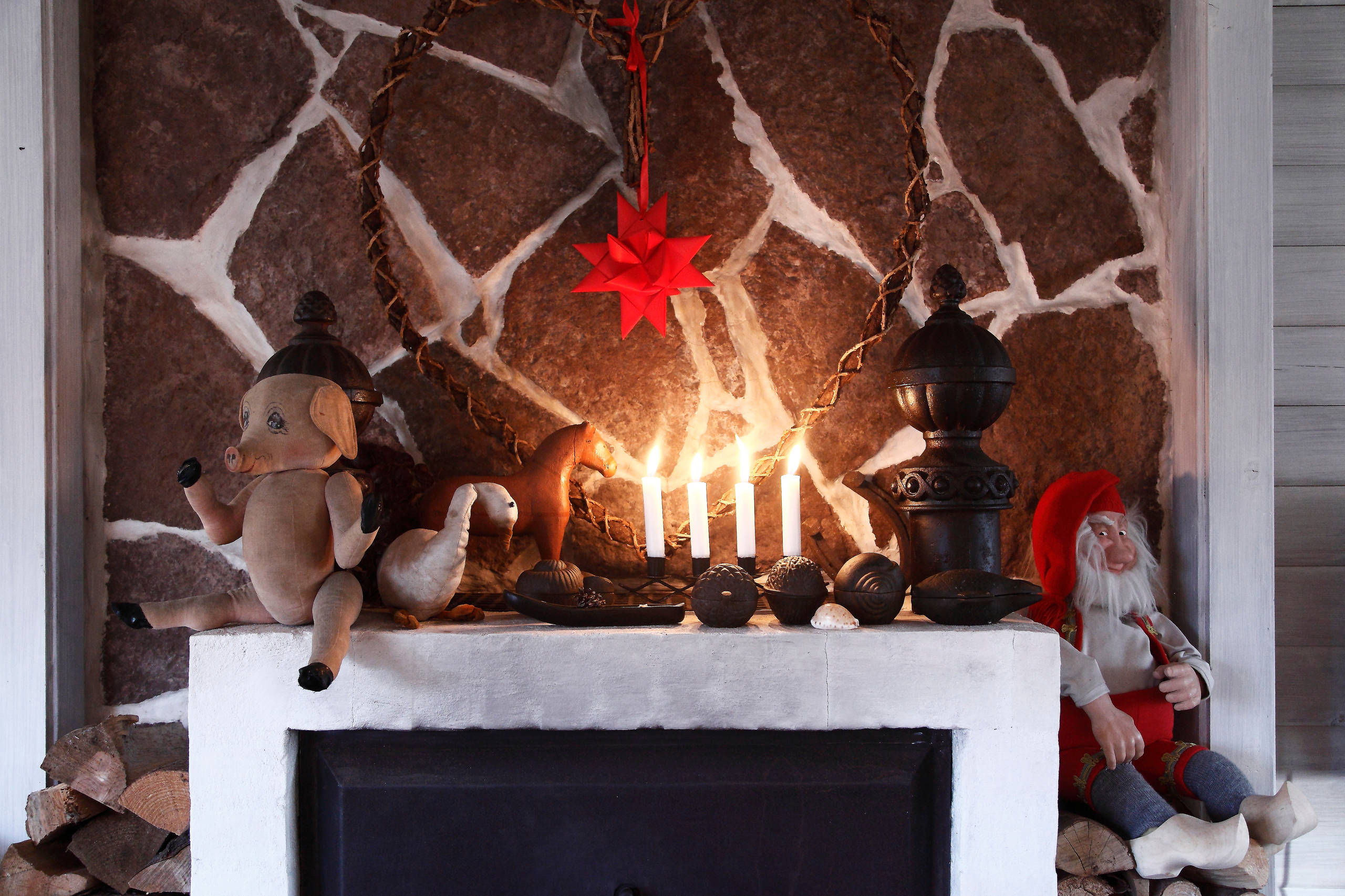 Houzz Дания: Рождественский декор в домике у залива