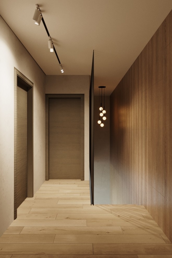 Дизайн - проект двухуровневой 4 к.кв 100 м2 в ЖК "Изумрудный"