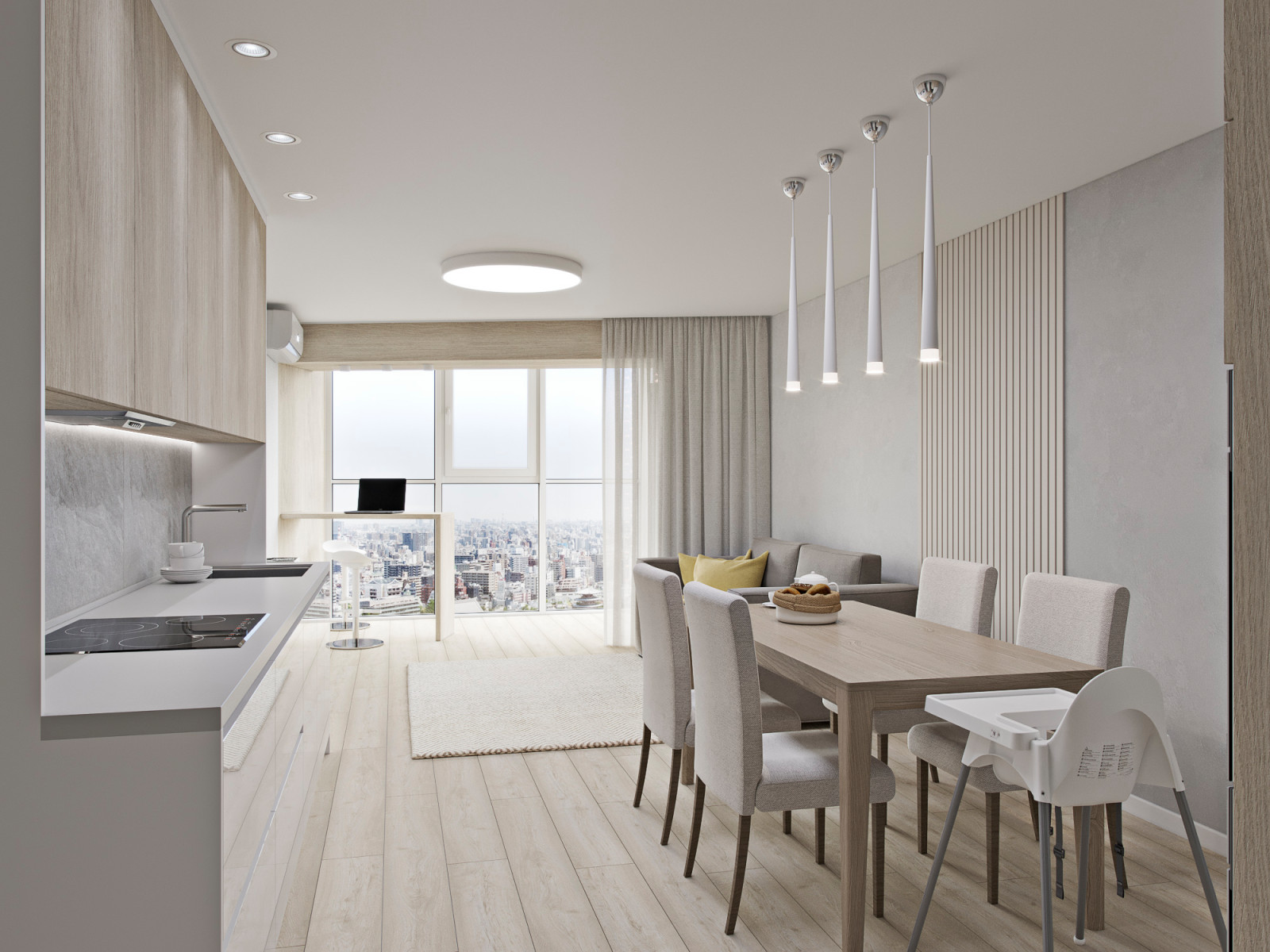 Проект квартиры с детским санузлом