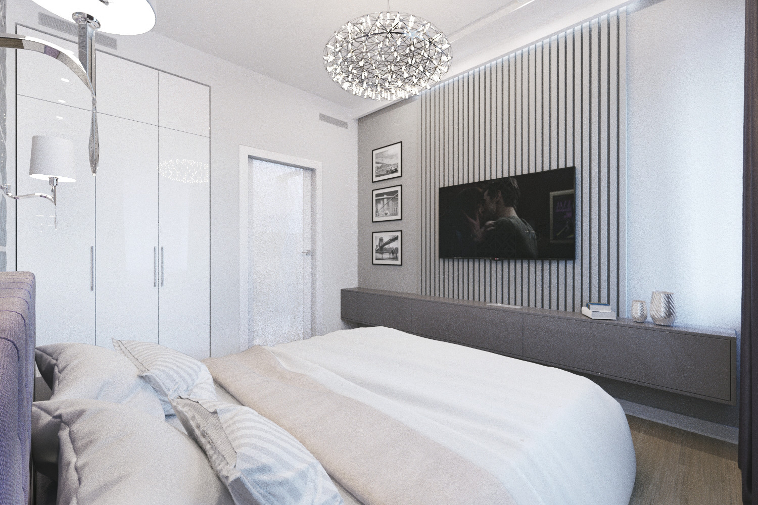 Трехкомнатная квартира в современной эклектике