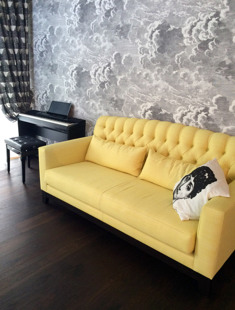 Обои в гостиной