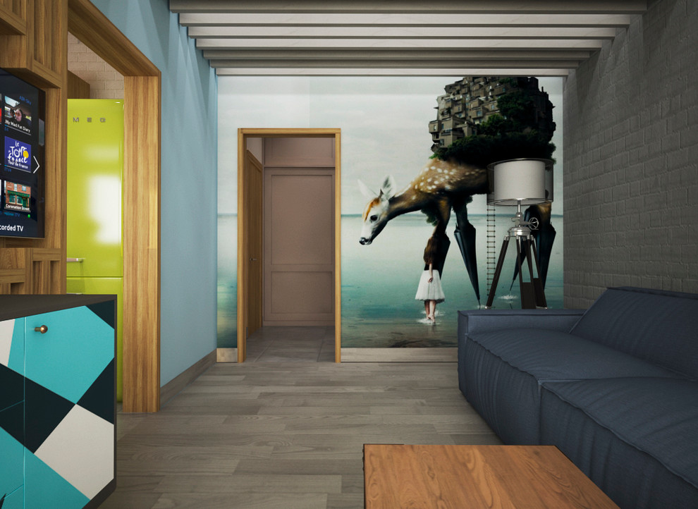 Квартира для семьи с двумя детьми с общей детской