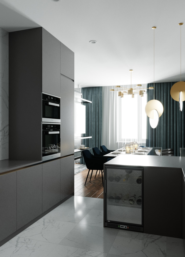 Обложка проекта: Кухня гостиная