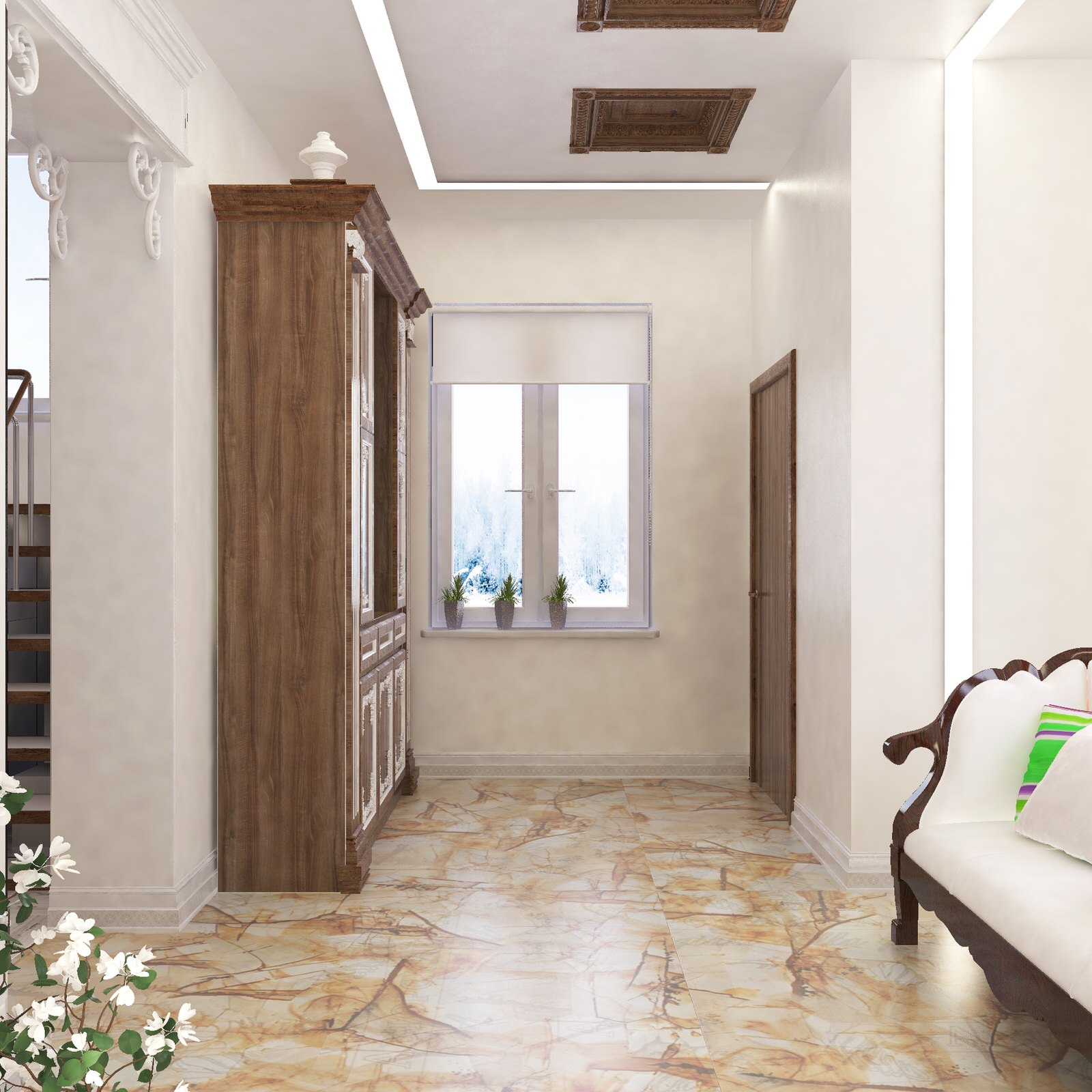 Дизайн-проект загородного дома в г. Пермь