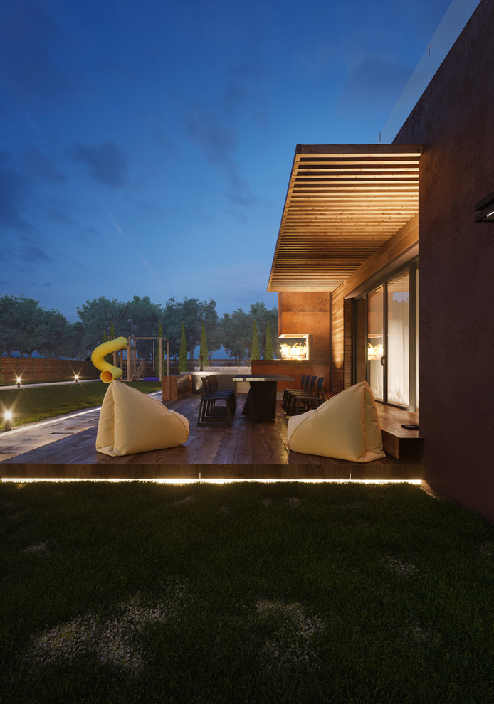 Загородный дом у леса