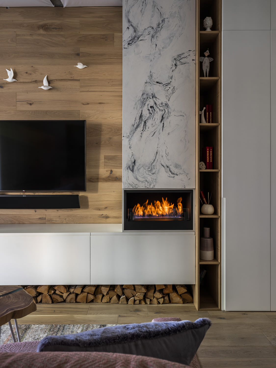 Houzz тур: Студия 37 кв.м с отсылками к природе Байкала